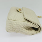 Bally Vintage Chain Shoulder Bag Quilted Leather - image 4
