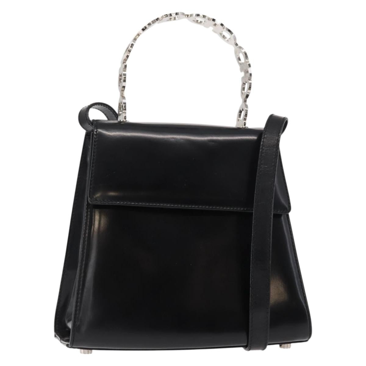 Salvatore Ferragamo Gancini handbag Leather - image 1