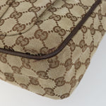 Gucci Vintage Shoulder Bag GG Canvas and Leather Small - image 9