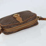 Celine Vintage Macadam Shoulder Bag Canvas and Leather - image 16