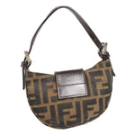 Fendi Vintage Croissant Bag Zucca Canvas Mini - image 2