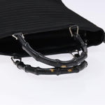 Gucci Vintage Bamboo Handle Bag Nylon - image 8