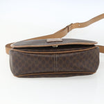 Celine Vintage Macadam Shoulder Bag Canvas and Leather - image 16