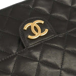 Chanel Flap Shoulder Bag Quilted Lambskin Large - image 6