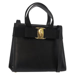 Salvatore Ferragamo Convertible Vara Bow Tote Leather Small - image 19