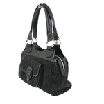 Celine C Macadam Handbag Suede - image 3