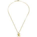 Chanel CC Pendant Necklace Metal - image 1