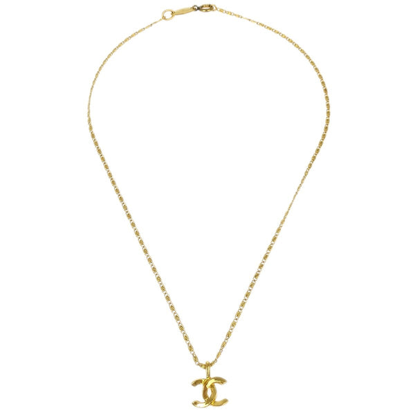 Chanel CC Pendant Necklace Metal - image 1