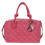 Christian Dior Cannage Handbag Canvas - image 1