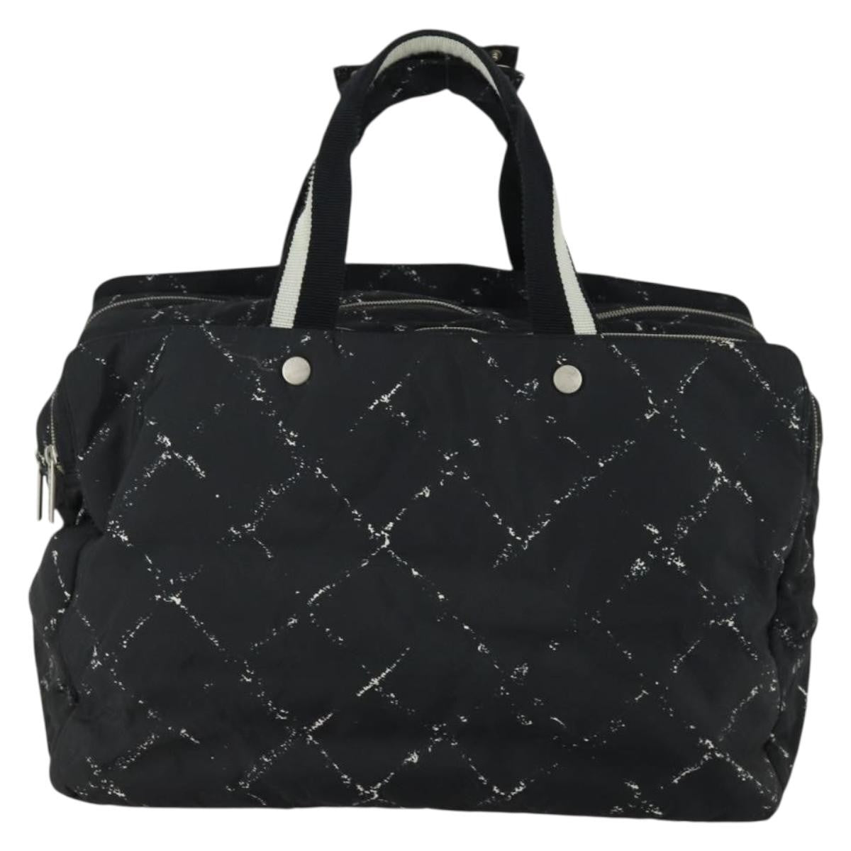 Chanel Travel Line Boston Bag Printed Nylon Medium - image 1