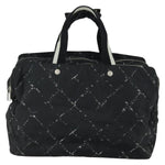 Chanel Travel Line Boston Bag Printed Nylon Medium - image 1