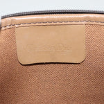 Christian Dior Vintage Honeycomb Zip Pouch Canvas and Leather - image 6