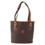 Celine Vintage Macadam Tote bag Canvas and Leather - image 1