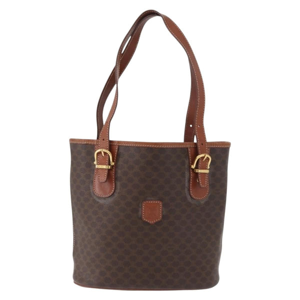 Celine Vintage Macadam Tote bag Canvas and Leather - image 1