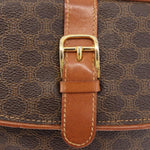 Celine Vintage Macadam Shoulder Bag Canvas Small - image 12