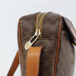 Celine Vintage Macadam Shoulder Bag Canvas and Leather - image 17