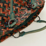 Miu Miu Chain Handle Bag Pleated Leather - image 6
