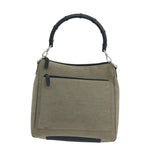 Gucci Vintage Bamboo Shoulder Bag Canvas - image 1