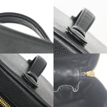 Chanel Vintage Timeless Cosmetic Case Caviar Tall - image 12
