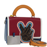 Louis Vuitton Twist Top Handle Bag Limited Edition Peace Love Epi and Monogram Canvas MM - image 15