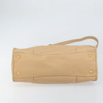 Prada Front Zip Convertible Satchel Cervo Leather Medium - image 19