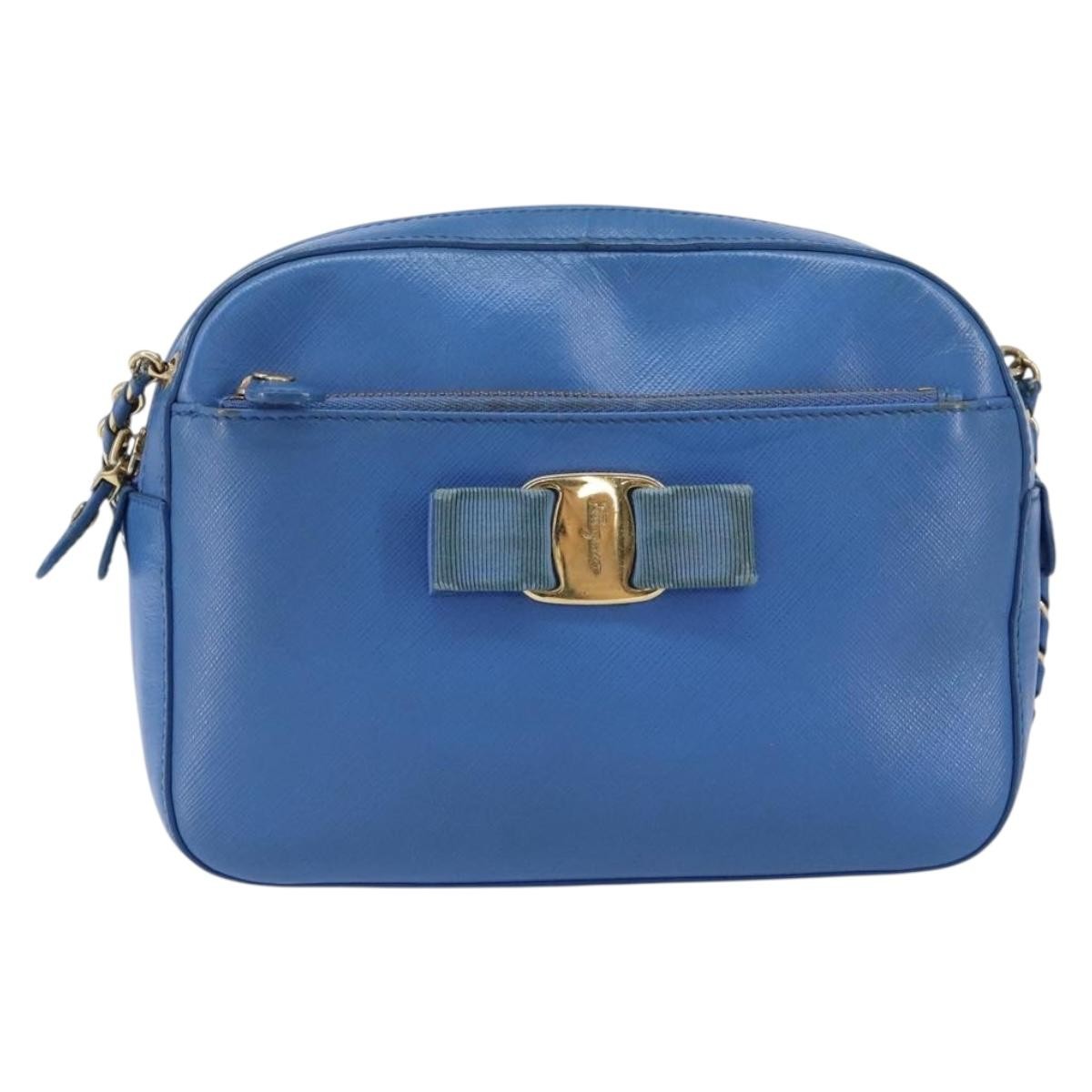 Salvatore Ferragamo Vala Chain Shoulder bag Leather - image 1