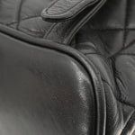 Chanel Duma Drawstring Backpack Quilted Leather Large - image 8