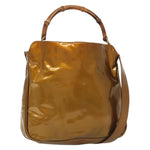 Gucci Vintage Bamboo Handle Bag Patent leather - image 1