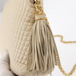 Bally Vintage Chain Shoulder Bag Quilted Leather - image 12