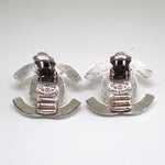 Chanel CC Turnlock Clip-On Earrings Metal - image 5