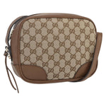 Gucci Bree Disco Crossbody Bag GG Canvas with Leather Mini - image 1