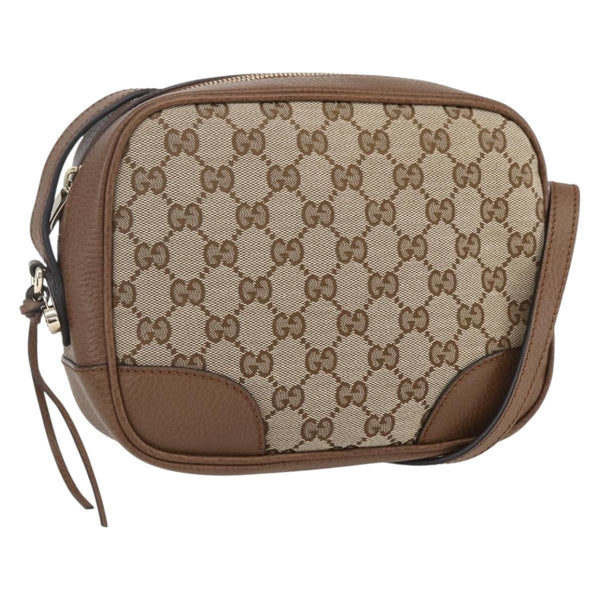 Gucci Bree Disco Crossbody Bag GG Canvas with Leather Mini - image 1