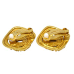Chanel CC Rhombus Clip-On Earrings Metal - image 3