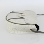Christian Dior Vintage Honeycomb Flap Crossbody Bag Coated Canvas - image 4