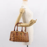 MCM Visetos logogramme Handbag Canvas and Leather - image 14