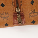 MCM Visetos Handbag Canvas and Leather - image 13