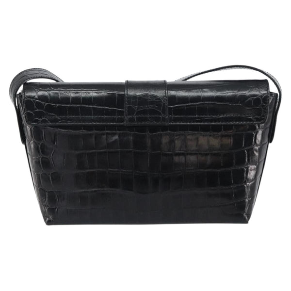 Salvatore Ferragamo Vala Shoulder Bag Embossed Leather