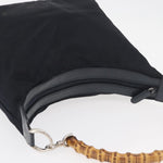 Gucci Vintage Bamboo Hobo Nylon Small - image 17
