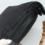Gucci Vintage Bamboo Handle Bag Nylon - image 16