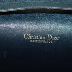 Christian Dior Vintage Chain Flap Shoulder Bag Diorissimo Canvas Medium - image 6