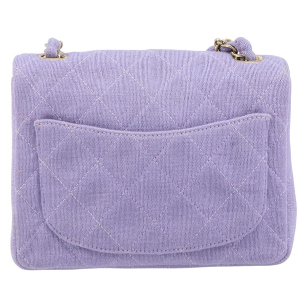Chanel Square Classic Single Flap Bag Fabric
