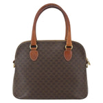 Celine Vintage Macadam Handbag Canvas and Leather - image 2