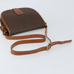 Celine Vintage Macadam Shoulder Bag Canvas and Leather - image 8