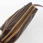 Celine Vintage Macadam Shoulder Bag Canvas and Leather - image 15