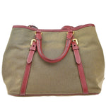 Prada Logo Convertible Tote Canvas with Leather Medium - image 2