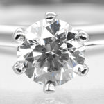 Tiffany & Co. Tiffany Setting Solitaire Ring Platinum with RBC Diamond - image 5