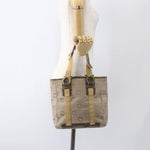 Salvatore Ferragamo Gancini handbag Canvas - image 13