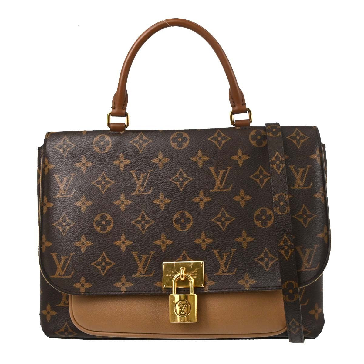 Louis Vuitton Marignan Handbag Monogram Canvas with Leather - image 1