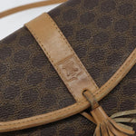 Celine Vintage Macadam Shoulder Bag Canvas and Leather - image 20