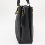 Bally Vintage Tote Bag Quilted Leather - image 4